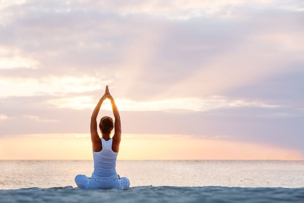 jóga - mindfulness a nyaralás alatt